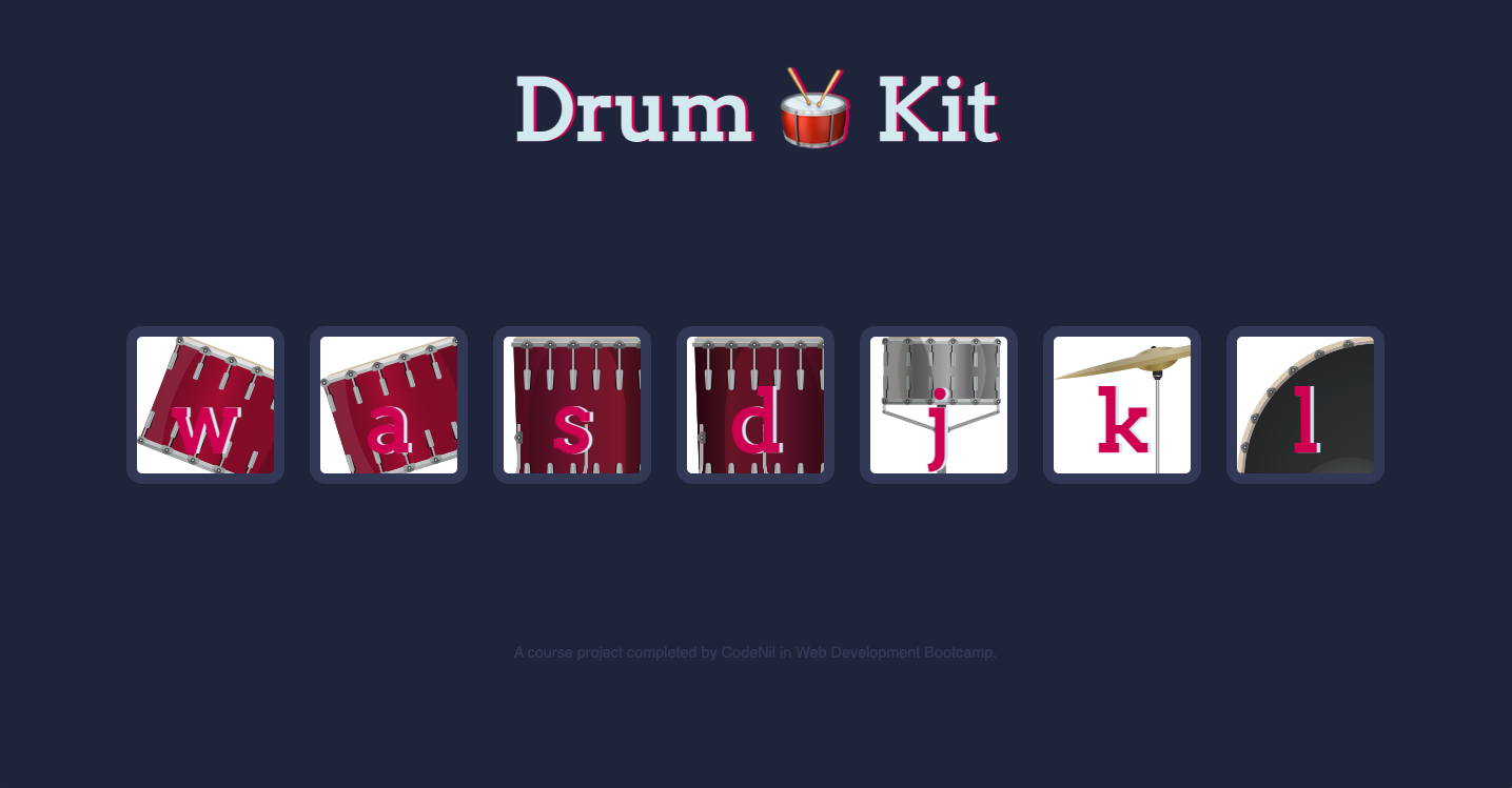 Online drum kit